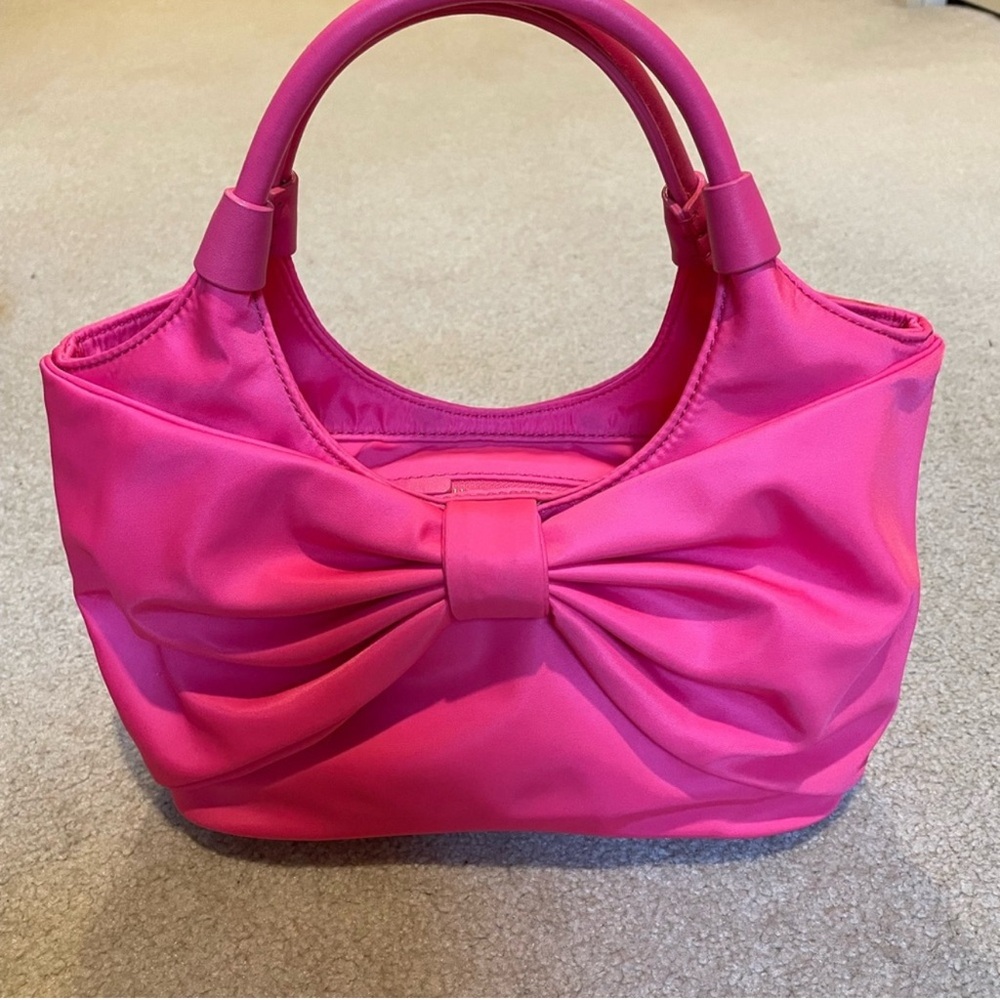 Kate Spade Fuchsia Purse with Bow Accent